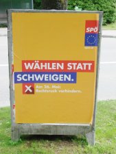 SP-Plakat zur EU-Wahl 2019